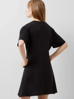 Rallie Cotton Box Pleat T-Shirt Mini Dress