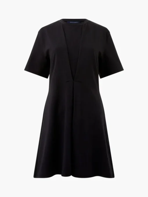 Rallie Cotton Box Pleat T-Shirt Mini Dress