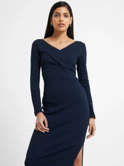 Rassia Rib Crossover Dress