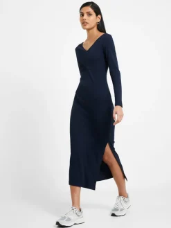 Rassia Rib Crossover Dress
