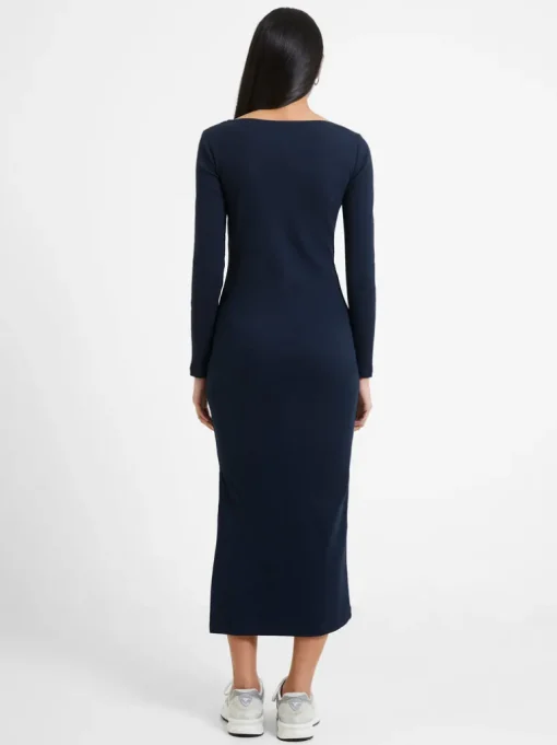 Rassia Rib Crossover Dress