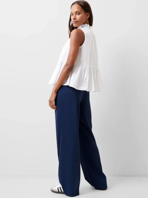 Rhodes Poplin Peplum Top