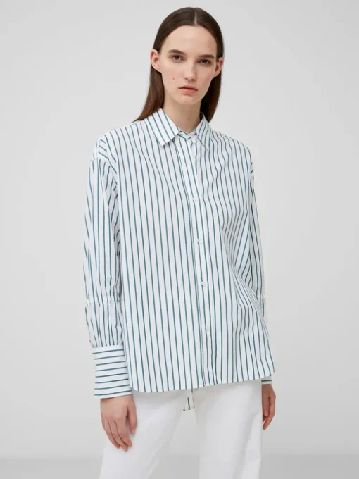 Rhodes Poplin Sleeve Detail Shirt