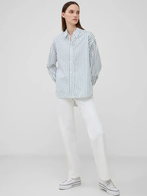 Rhodes Poplin Sleeve Detail Shirt