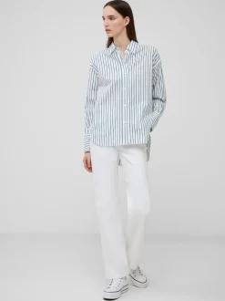 Rhodes Poplin Sleeve Detail Shirt