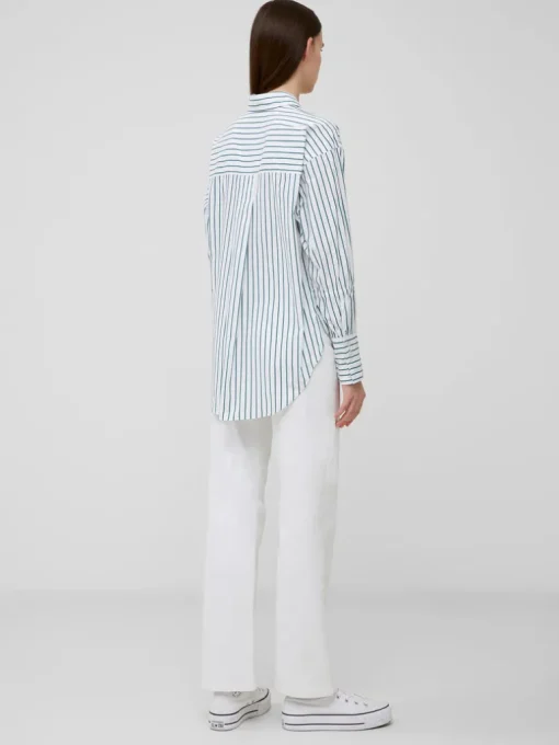 Rhodes Poplin Sleeve Detail Shirt