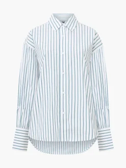 Rhodes Poplin Sleeve Detail Shirt