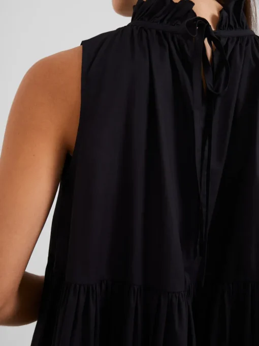 Rhodes Poplin Sleeveless Tiered Mini Dress