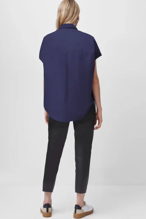 Rhodes Poplin Sleeveless Popover Shirt