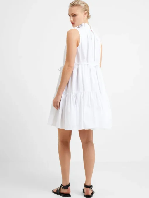 Rhodes Poplin Sleeveless Tiered Mini Dress