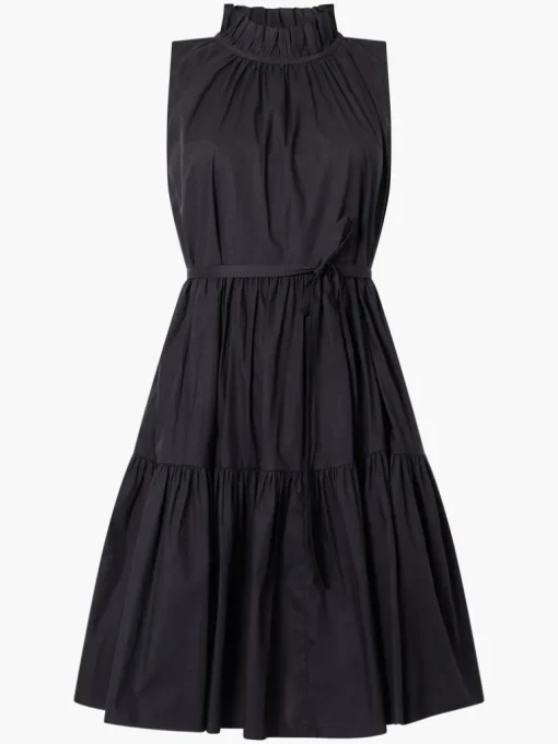 Rhodes Poplin Sleeveless Tiered Mini Dress