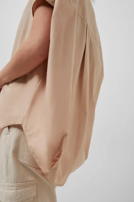 Rhodes Poplin Sleeveless Popover Shirt