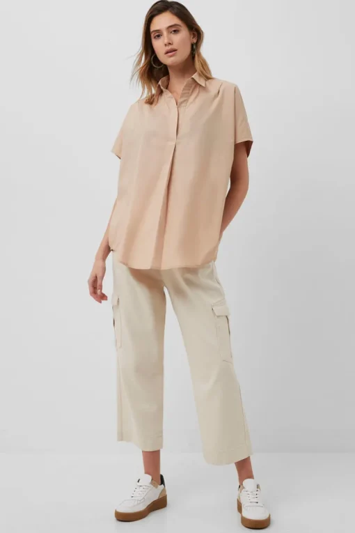 Rhodes Poplin Sleeveless Popover Shirt
