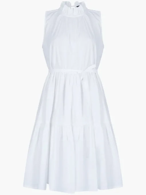 Rhodes Poplin Sleeveless Tiered Mini Dress