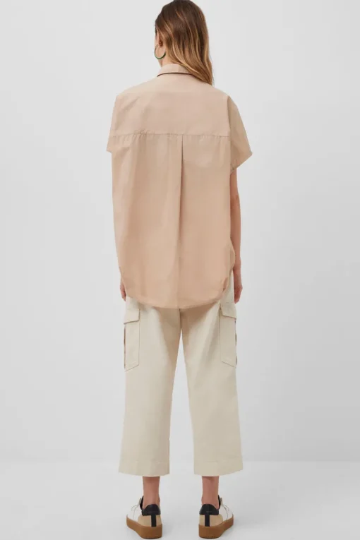 Rhodes Poplin Sleeveless Popover Shirt