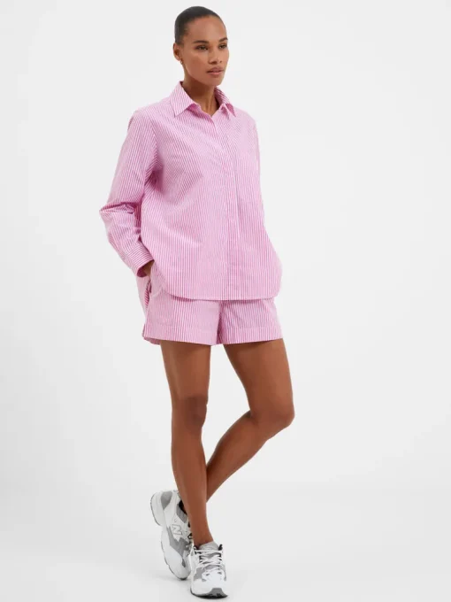 Rhodes Poplin Stripe Popover Shirt