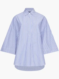 Rhodes Poplin Stripe Popover Shirt