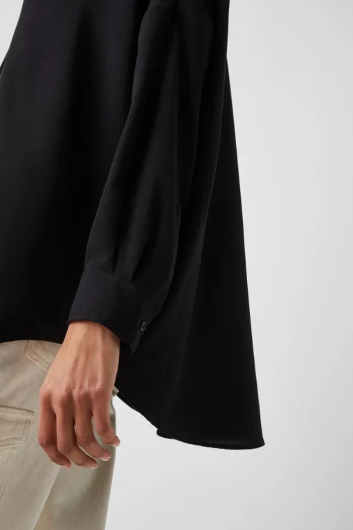 Rhodes Recycled Crepe Popover Shirt