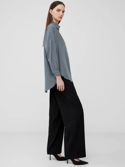Rhodes Recycled Crepe Popover Shirt
