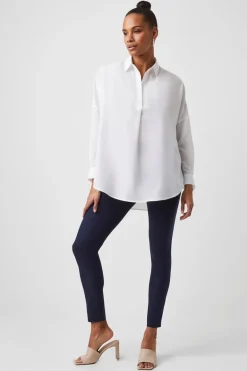 Rhodes Recycled Crepe Popover Shirt