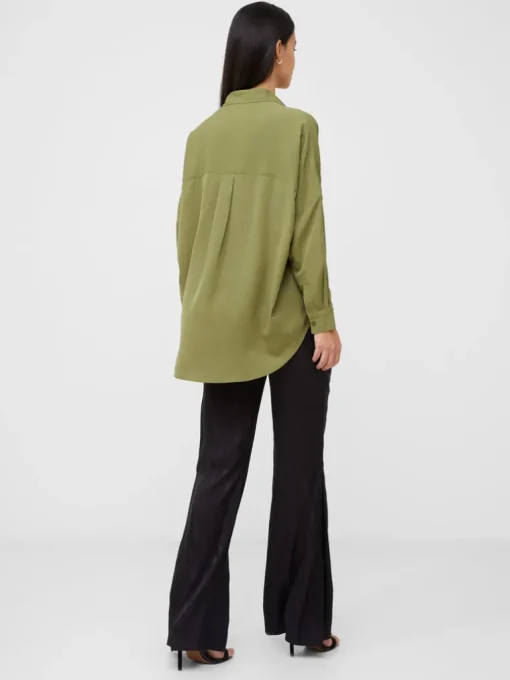 Rhodes Recycled Crepe Popover Shirt