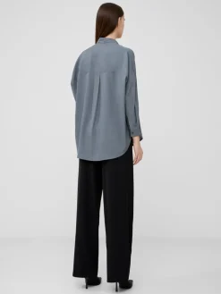 Rhodes Recycled Crepe Popover Shirt