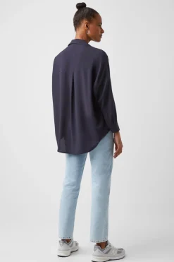 Rhodes Recycled Crepe Popover Shirt