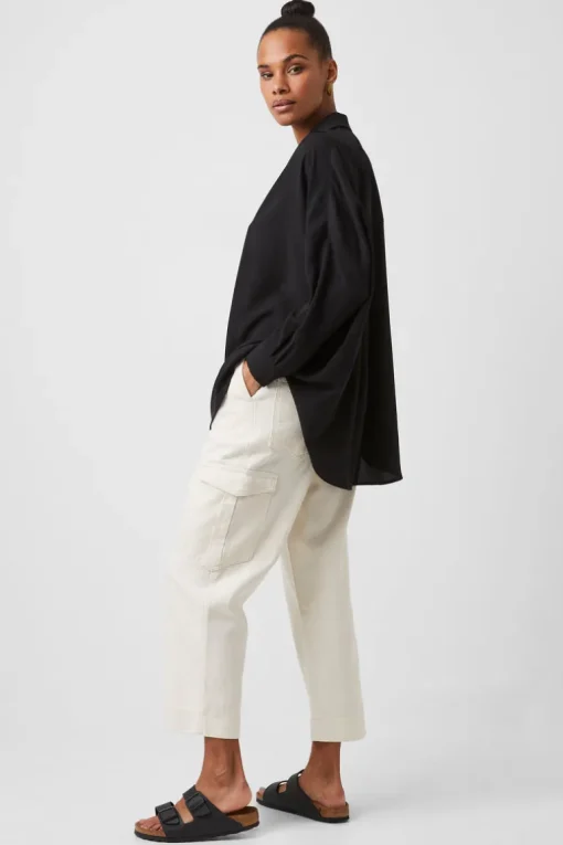 Rhodes Recycled Crepe Popover Shirt