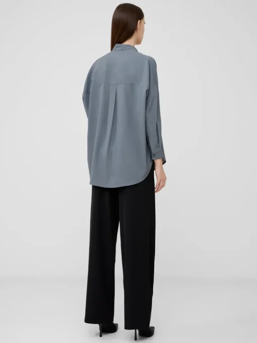 Rhodes Recycled Crepe Popover Shirt