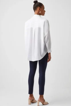 Rhodes Recycled Crepe Popover Shirt