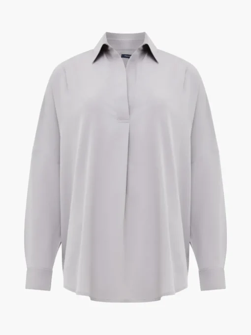 Rhodes Recycled Crepe Popover Shirt