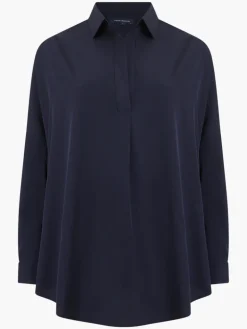 Rhodes Recycled Crepe Popover Shirt