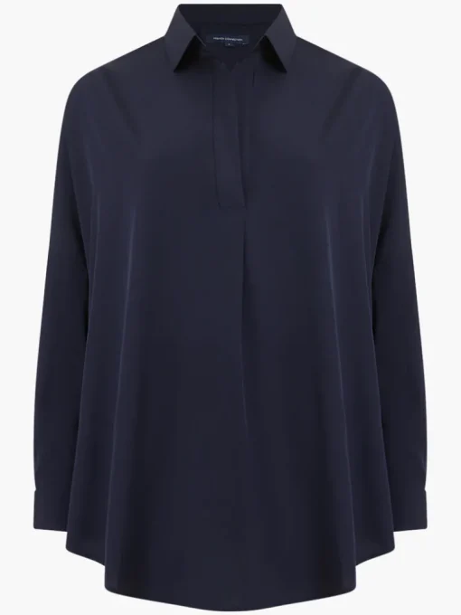 Rhodes Recycled Crepe Popover Shirt