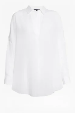Rhodes Recycled Crepe Popover Shirt