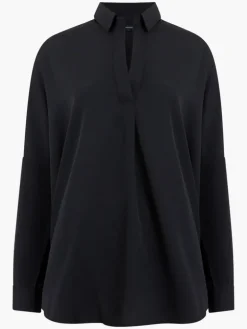 Rhodes Recycled Crepe Popover Shirt