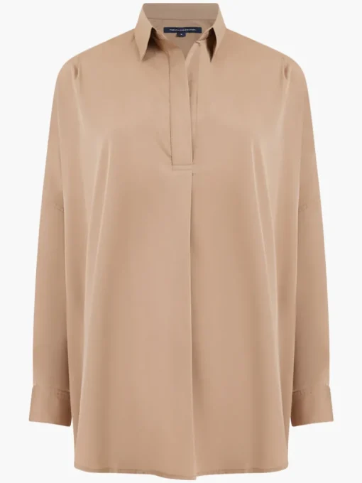 Rhodes Recycled Crepe Popover Shirt