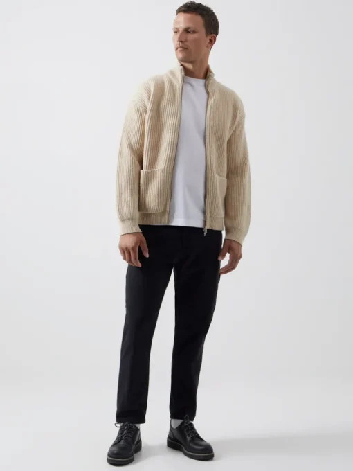 Rib Knitted Jacket