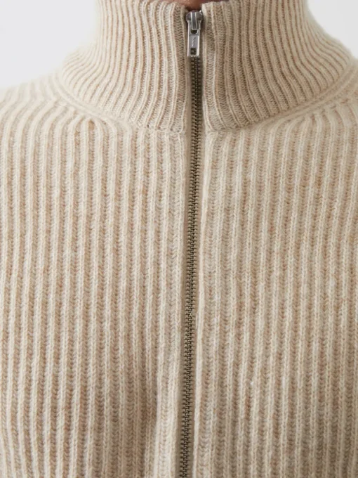 Rib Knitted Jacket