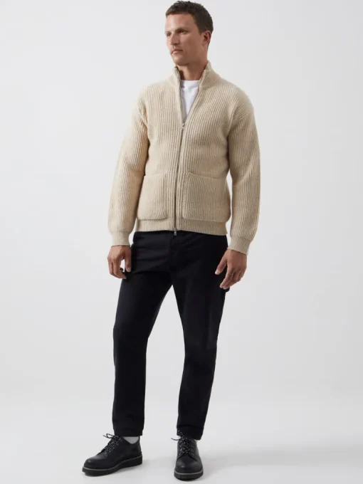 Rib Knitted Jacket