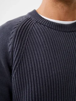 Ribbed Raglan Jumper