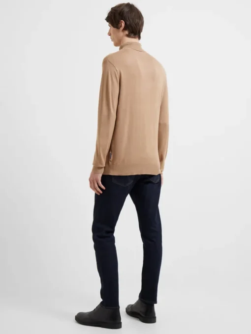 Roll Neck Knit Long Sleeve Top