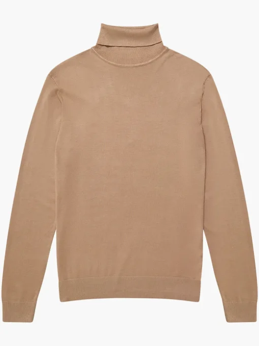Roll Neck Knit Long Sleeve Top