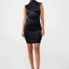Rosita Shine Ruched Mini Dress