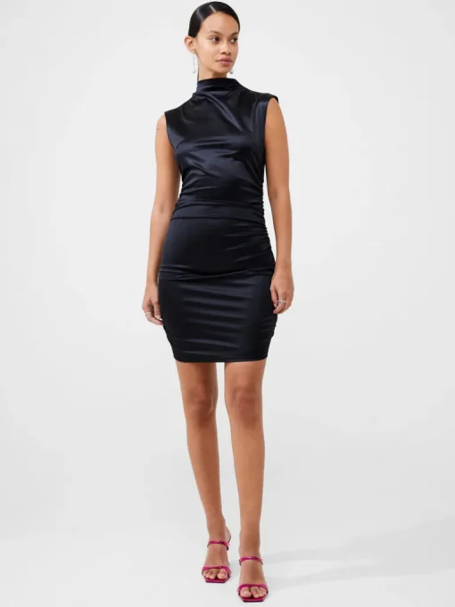 Rosita Shine Ruched Mini Dress