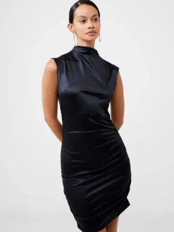 Rosita Shine Ruched Mini Dress