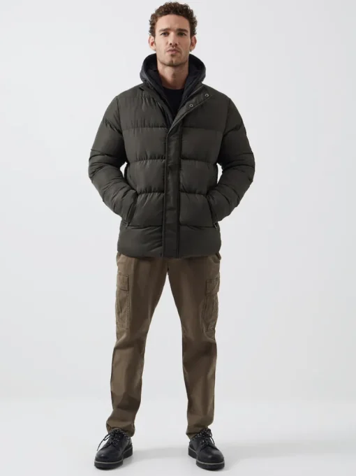 Row Fleece Puffer Coat