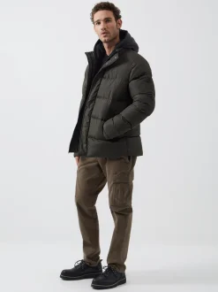 Row Fleece Puffer Coat