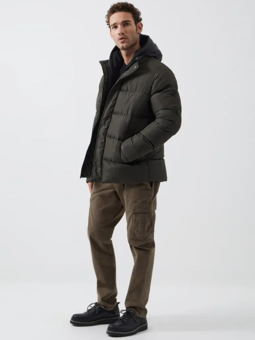 Row Fleece Puffer Coat