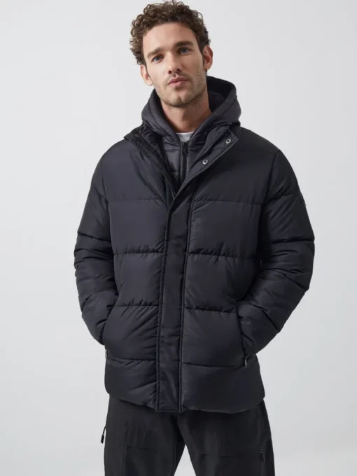 Row Fleece Puffer Coat