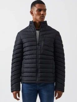 Row Funnel Neck Puffer Jacket